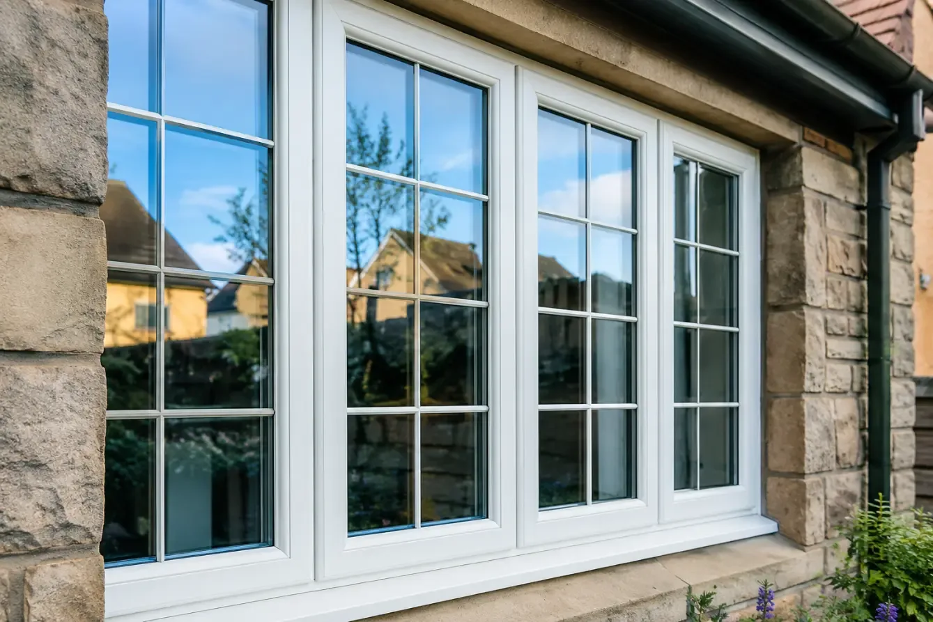 Cottage-Style Windows on a Scottish property