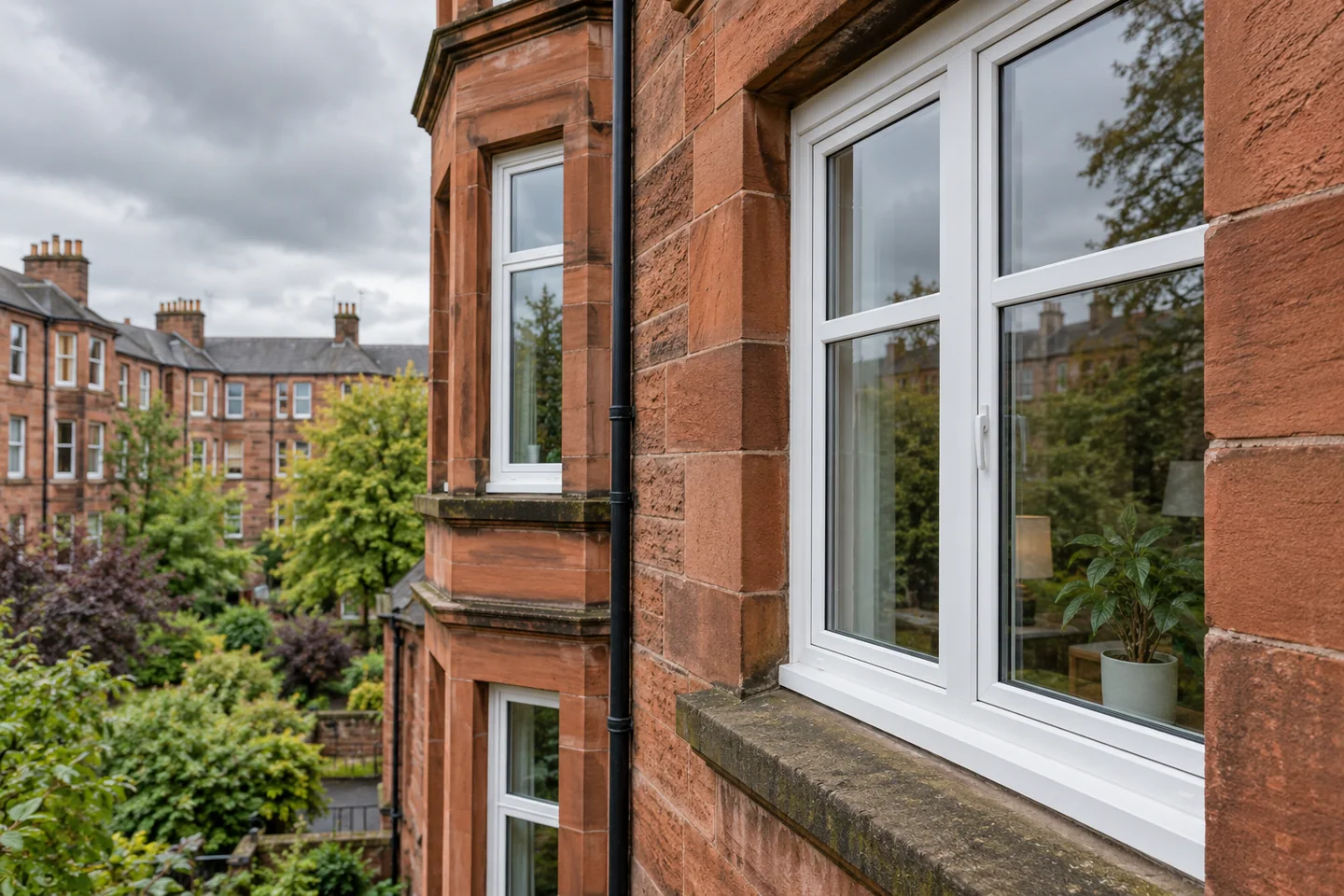uPVC Windows fitted to a Scottish home